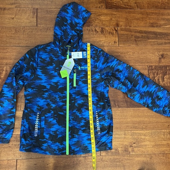 Free Country Boys Windshear Jacket Electric Blue, Size L - Picture 4 of 7